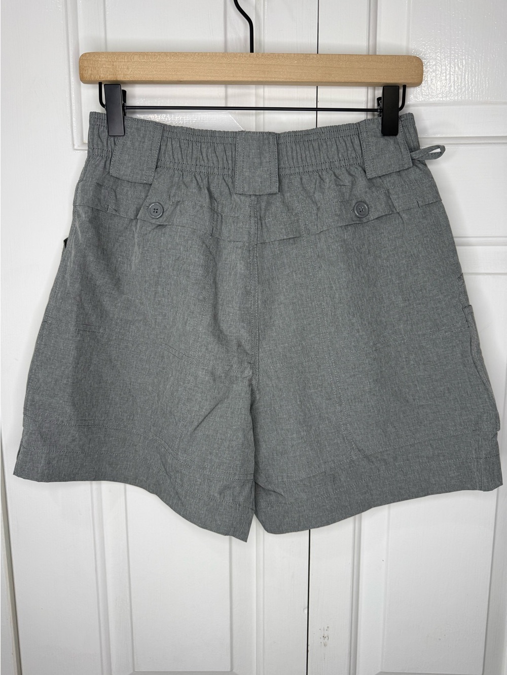 AFTCO Heather Gray Fishing Shorts Size 32 - Picture 3 of 5